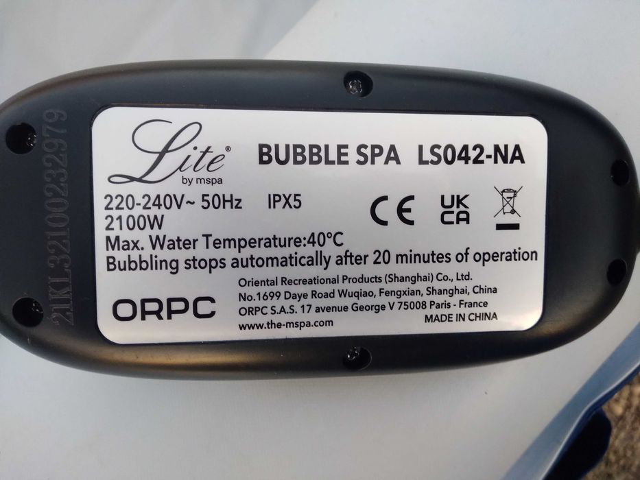 Spa Basen Z Hydromasażem Lite Orbit 158Cm 4Os 650L
