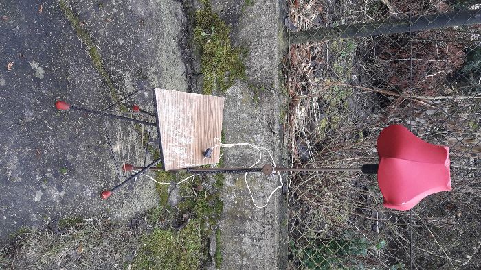 Lampa stojąca PRL