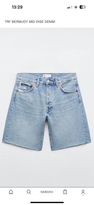 Жіночі джинсові шорти Zara 34