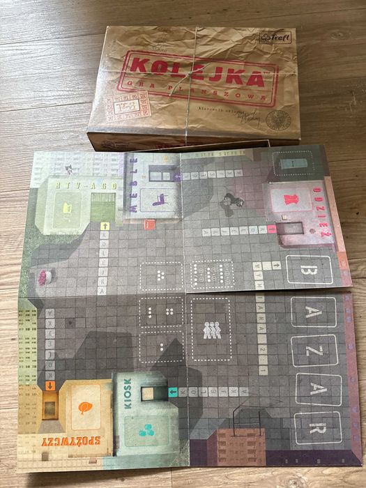 Kolejka gra planszowa Trefl IPN wydanie 2014 kompletna