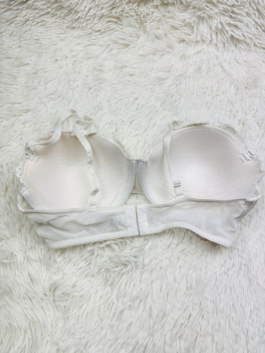 Biustonosz usztywniany 75C biały