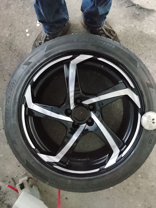 Vendo ou troco jantes 17 5x100