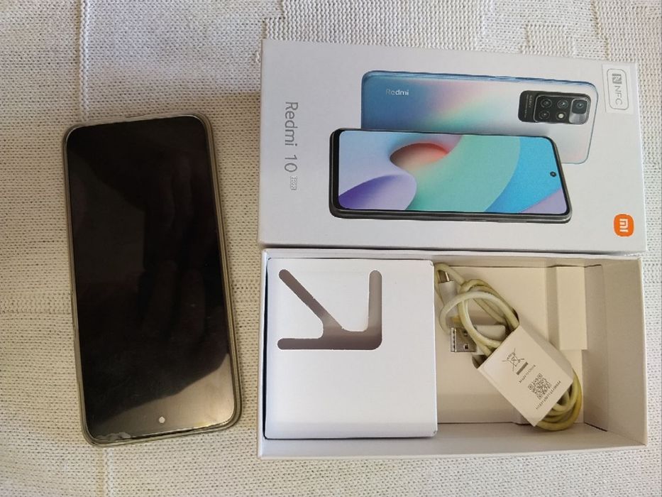 Xiaomi Redmi 10 128GB — 128 ГБ, коробка, зарядка, хороший стан