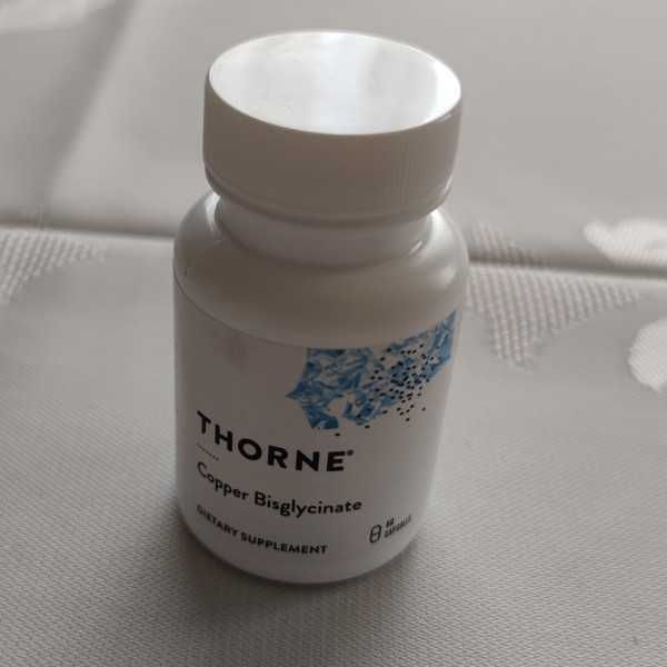 Thorne, бісгліцинат міді, 60 капсул