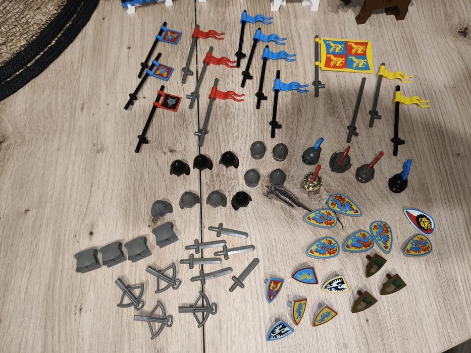 Duży zestaw figurek rycerzy LEGO lata dziewiedziesiąte
