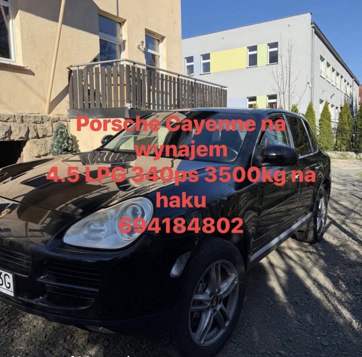 Auto na wynajem 3500 kg na haku 340 koni lpg