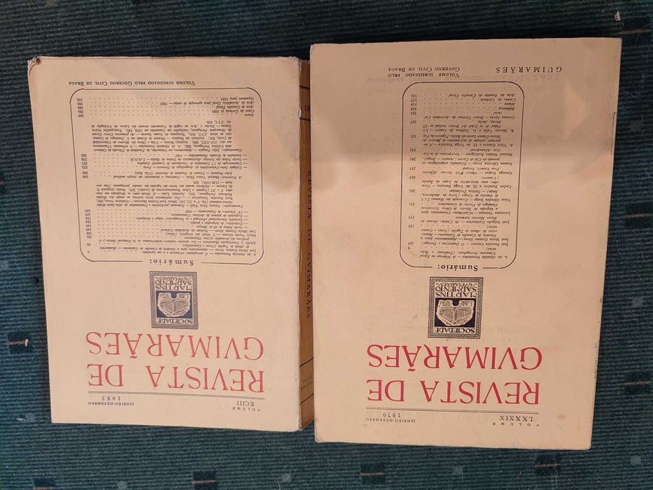 Revista de Guimarães - Vols de 1979 e 1983