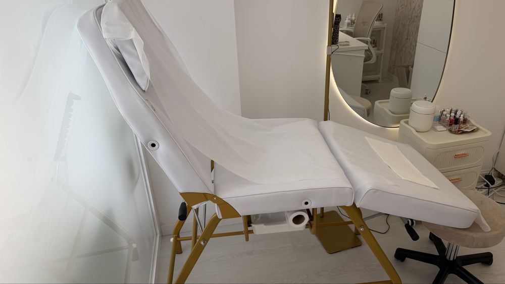 Cadeira de estética/pedicure reclinável – usada
