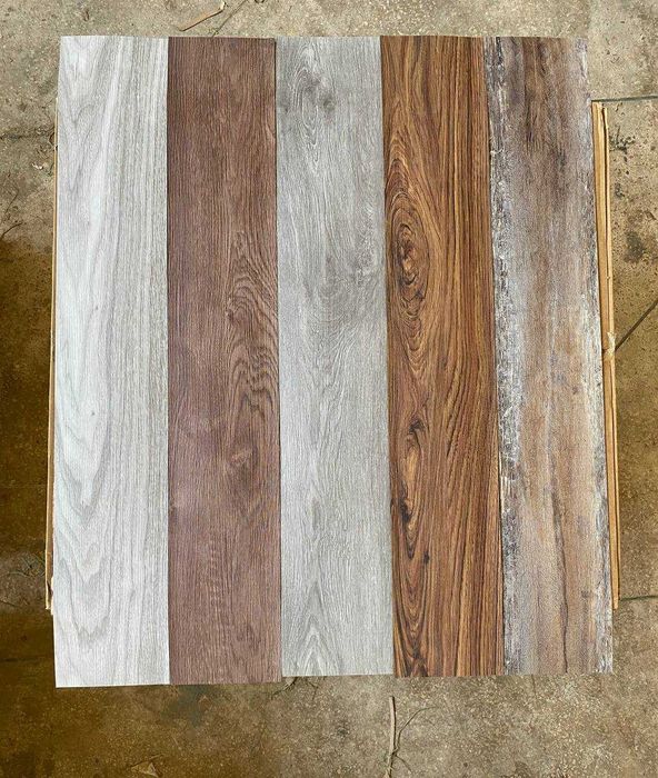 ВИРОБНИК! Самоклеющиеся виниловые плитки под ламинат Темне Дерево 004