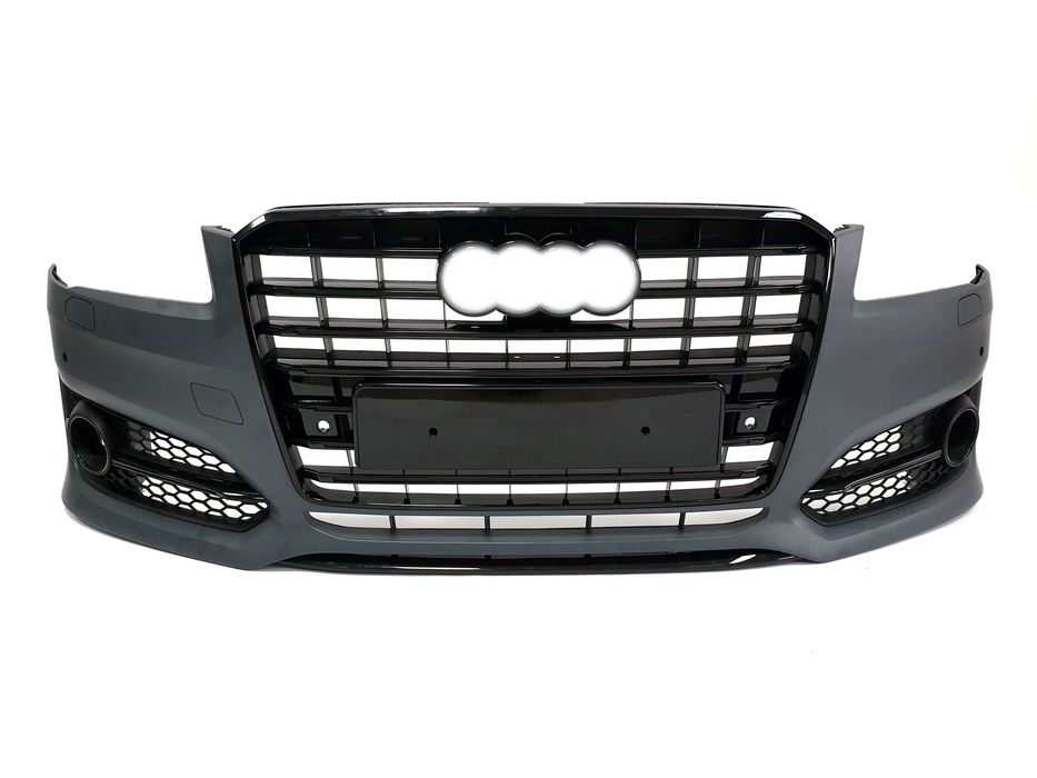 Передній бампер  ( в стилі S8 ) Black
 на Audi A8 D4 2014-2017 року