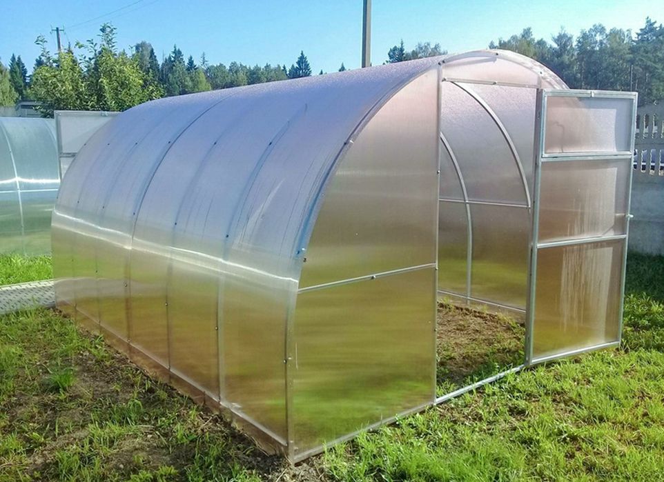 Szklarnia Mocna pr.40x20 3x4m z poliwęglanu 6mm