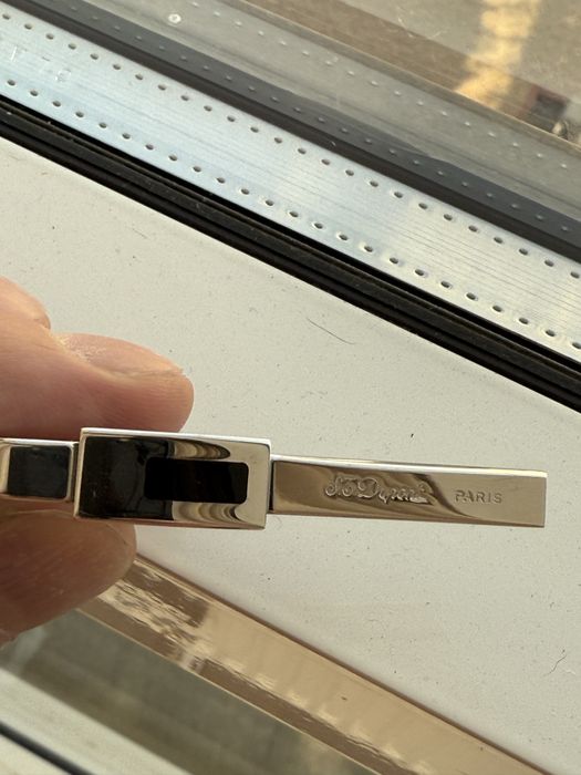 S.T. Dupont Paris — запонки и зажим для галстука оригинал.