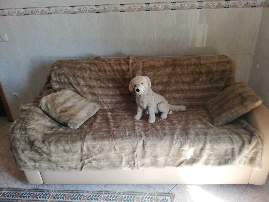 Peluche de cão macio