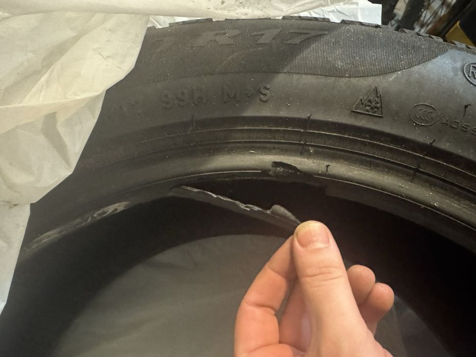 Колеса R17 покоцаные