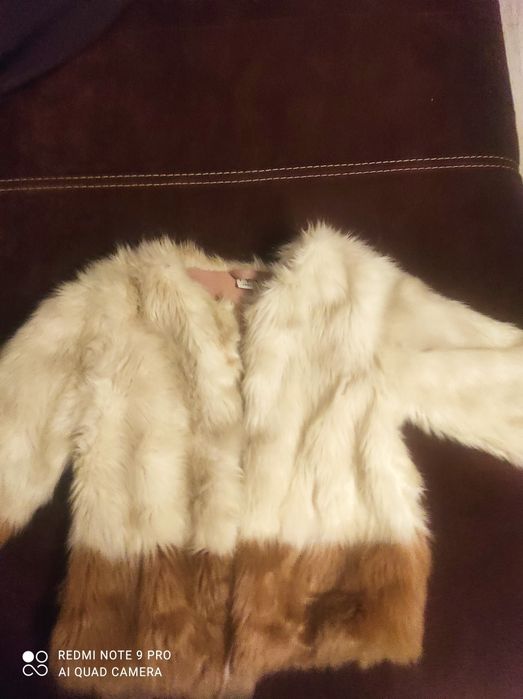 Sztuczne futerko dla dziewczynki 116