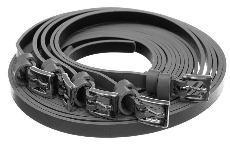 Klasyczny, wąski pasek damski ze srebrną, metalową klamerką