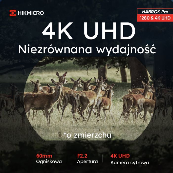 Lornetka termowizyjna HIKMICRO Habrok Pro HX60L LRF 850 nm