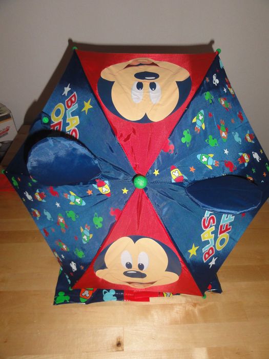 Chapéu de chuva + gabardine impermeável Mickey Mouse