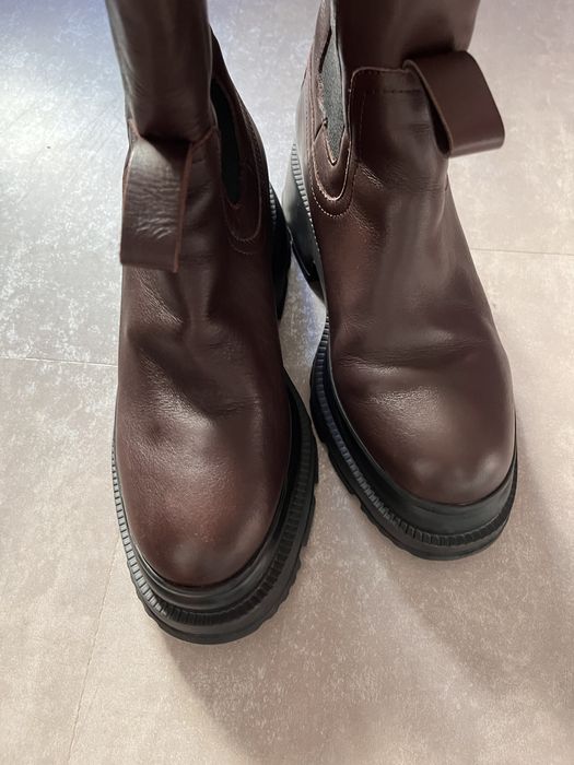 Кожание ботинки черевики Karl lagerfeld  оригінал