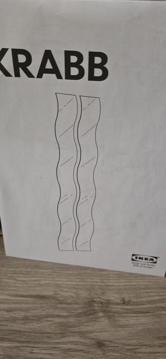 Espelho ondulado krabb ikea novo