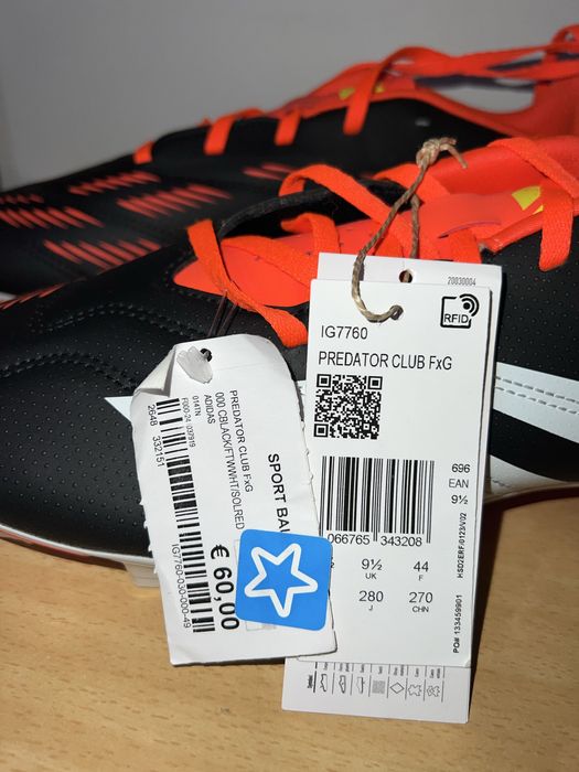 Футбольні бутси Adidas Predator чоловічі 44 розмір