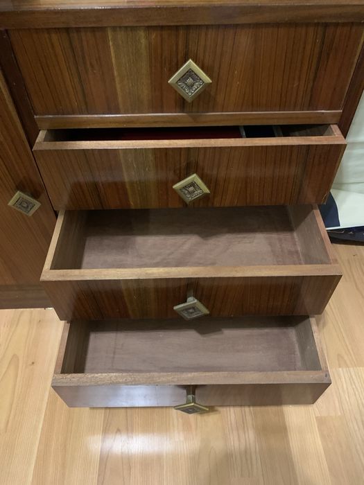 Secretaria e estante madeira maciça