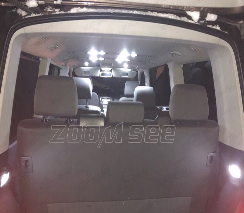 KIT COMPLETO 17 LAMPADAS LED INTERIOR PARA VOLKSWAGEN VW MULTIVAN MK6 T6 16-
