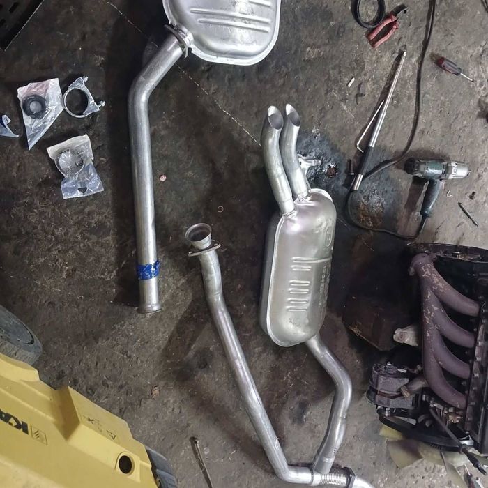 Вихлопна труба ом602/603 турбо