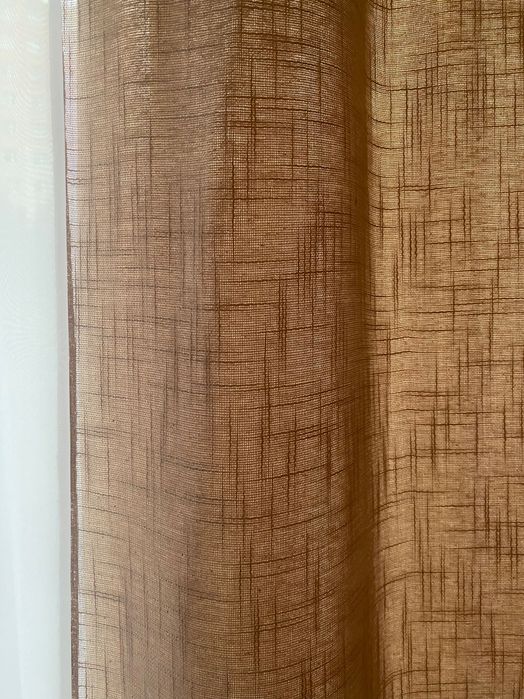 Zasłony 2 szt. 140 × 240 cm beżowe