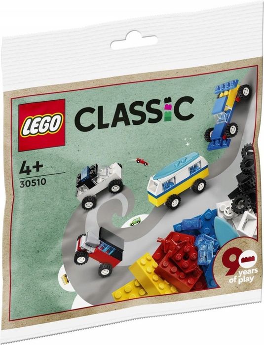 LEGO CLASSIC klasyczny zestaw małego budowniczego samochody