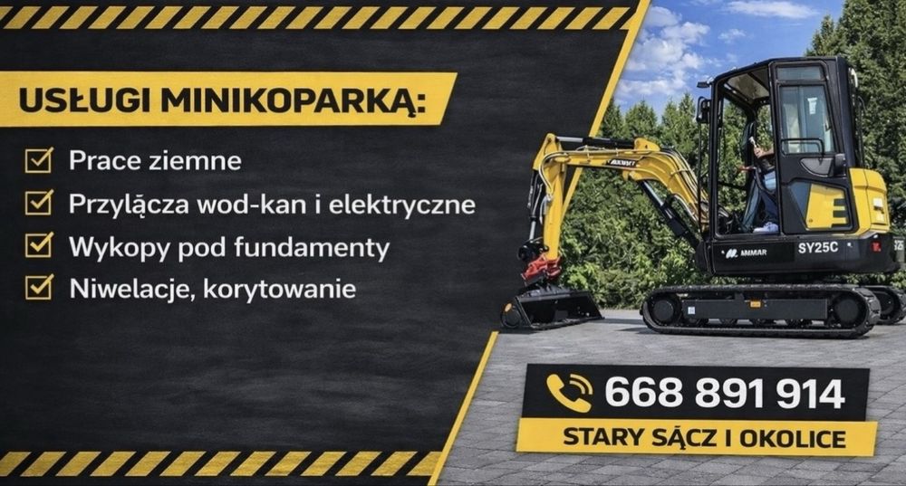 Minikoparka Barcice /Stary Sącz /okolice