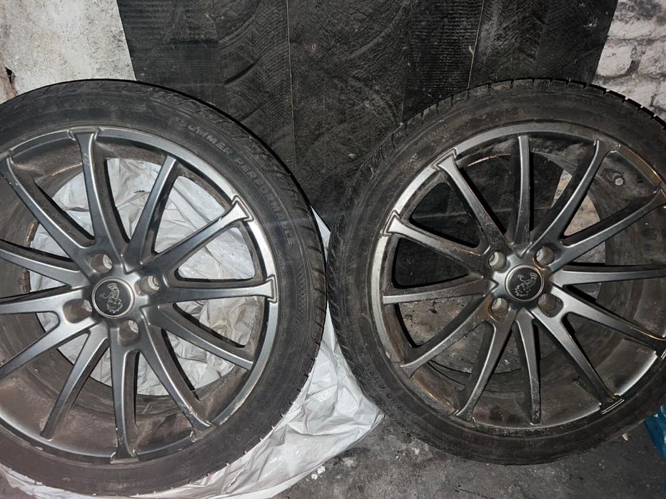 Alufelgi 18” 4x108 Brock + letnie opony 225/40 R18 komplet