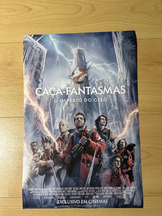 Poster do filme “Caça- Fantasmas, O Império do Gelo”. NOVO