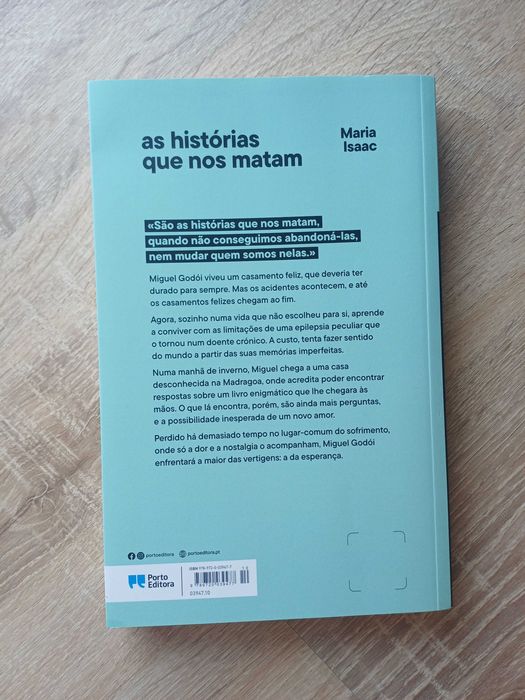 Livro "as histórias que nos matam" de Maria Isaac