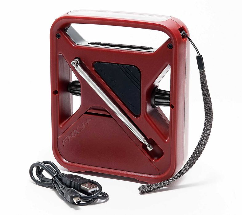 Зарядное устройство с ручным генератором и солнечной панелью и радио