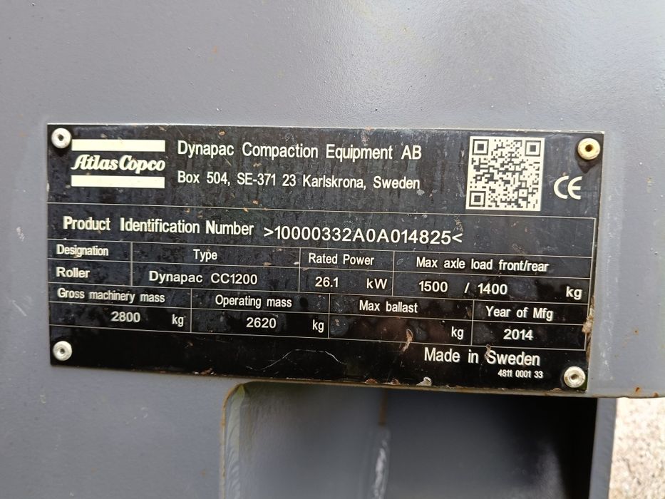 Walec drogowy Dynapac CC 1200