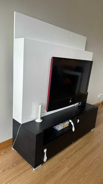 móvel de tv preto