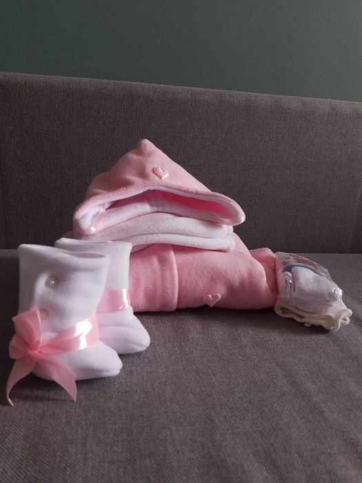 Ubranko do chrztu dla dziewczynki 68/74 cm