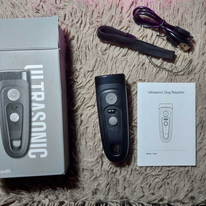Трендовый ультразвуковой отпугиватель собак, відлякувач - Ultrasonic PU_60 Оригинал