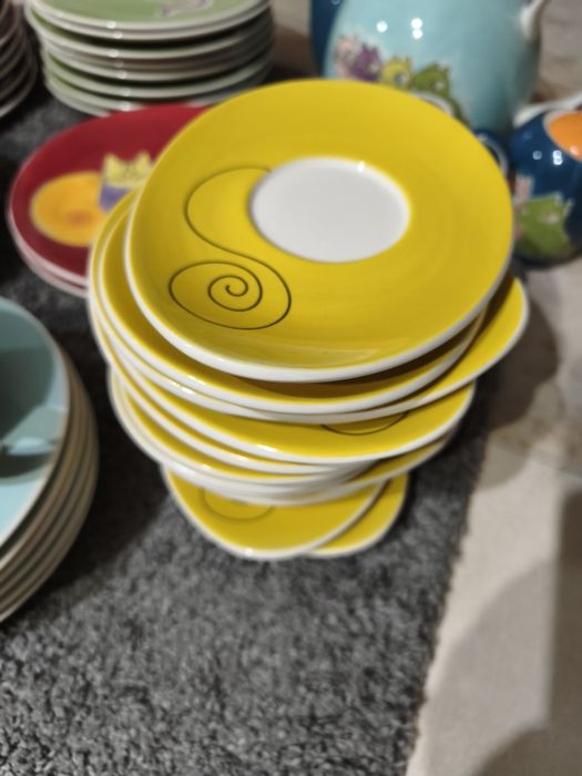 Conjunto de cozinha do gato preto
