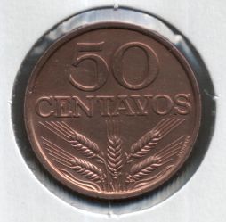 Moedas 50 centavos de diversas datas