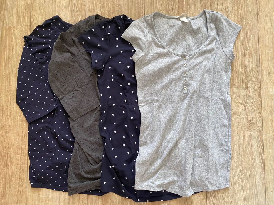 Odzież ciążowa (spodnie plus bluzki i bluza)