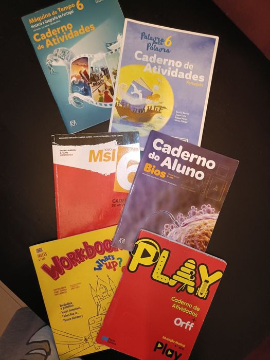 Cadernos de atividades 6° ano