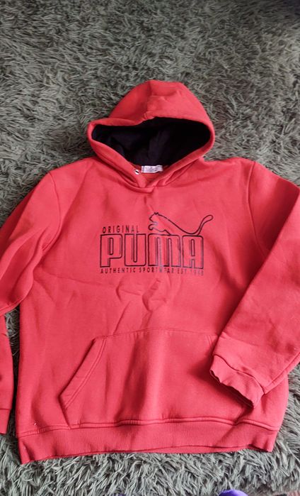 Красный худи Puma