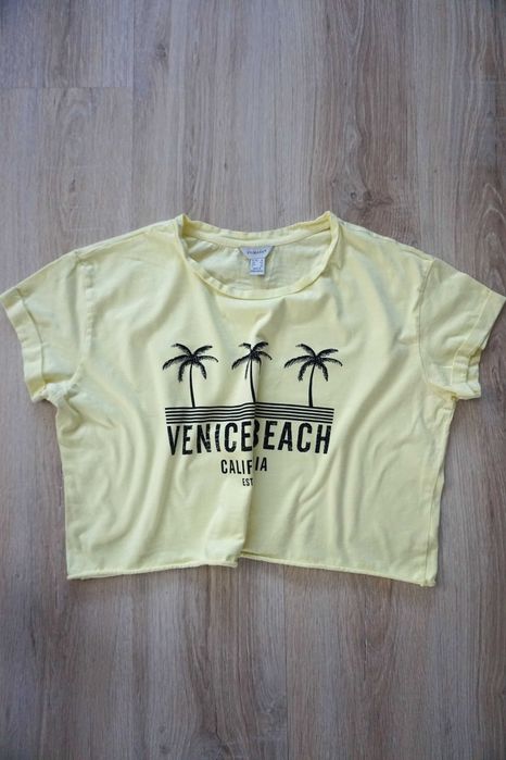 Żółty t-shirt Primark