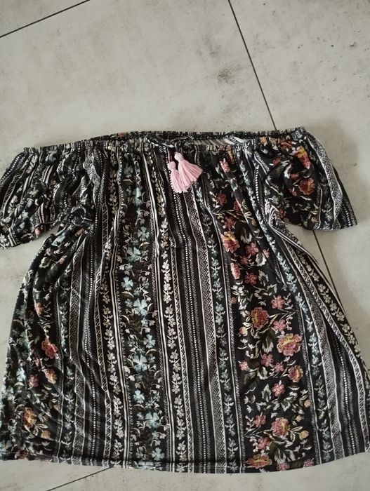 Bluzka Boho bawełna