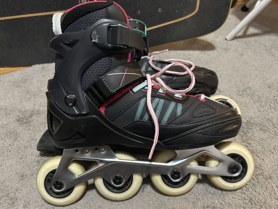 Patins inline oxelo com proteções