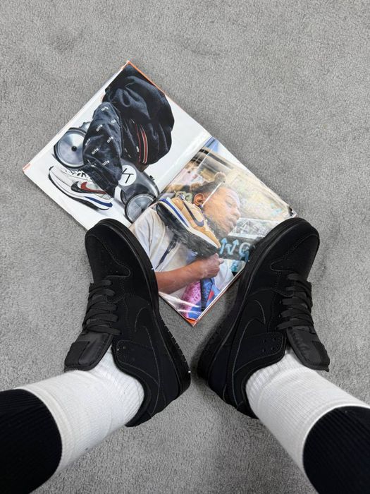 Топ Якість! Кросівки Nike Sb Dunk Total Black • Найк Данк (чорні), nike dunk