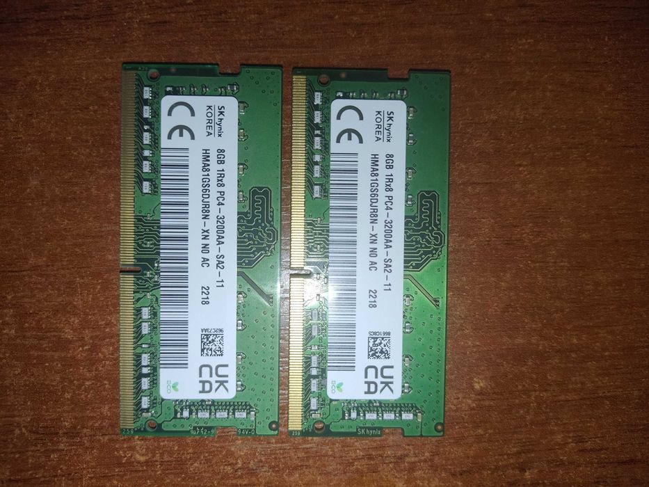 DDR4 8GBx2 (16gb) 3200mhz SO-DIMM