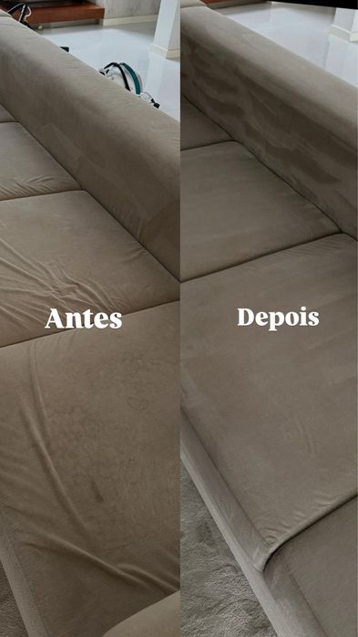 Limpeza e higienizaçao de sofas, carpetes etc